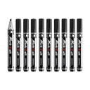 Thumbnail 1 of สตาบิโล ปากกาเคมี หัวตัด สีดำ 10 ด้าม