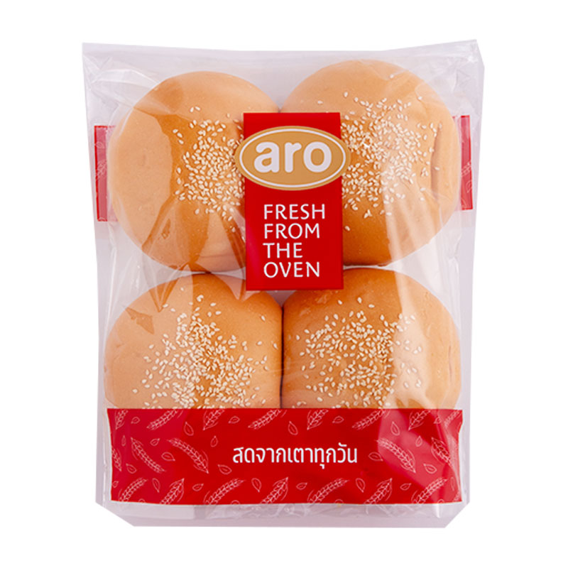 ARO GOLD Burger Bun 80 g 4 pcs