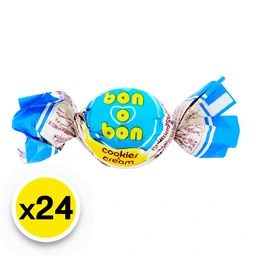 Thumbnail 2 of บอนโอบอน ช็อกโกแลตคุกกี้แอนด์ครีม 14 ก. 24 ชิ้น