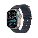 Thumbnail 2 of Apple Watch Ultra 2 GPS + Cellular 49mm Natural Titanium Case with Navy Ocean Band (2024)