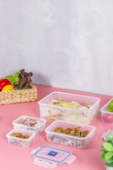 Thumbnail 4 of ซุปเปอร์ ล็อค กล่องถนอมอาหาร กล่องเก็บอาหาร รุ่น 6116-S10 x 5