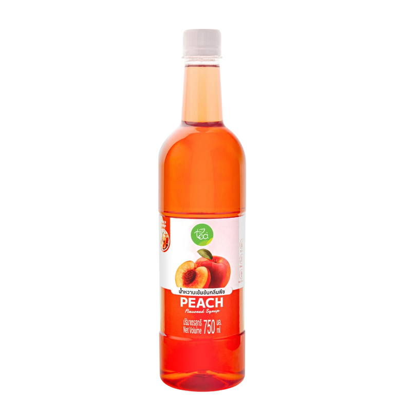 TEA Peach Flavored Syrup 750 ml.