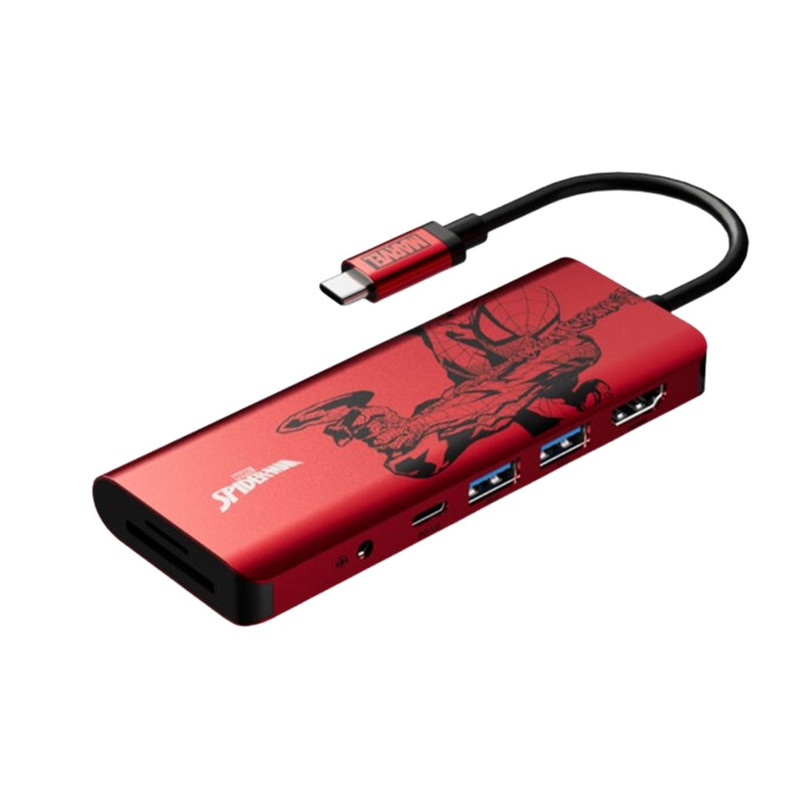 Belkin ฮับมัลติพอร์ตลายฮีโร่มาเวล Hub 7-in-1 Multiport Hub USB-C PD 100W สําหรับ Windows MAC AVC009