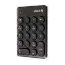 Thumbnail 1 of OKER Numeric Keypad Wireless K2610 (Black)- A0113847 - A0113847