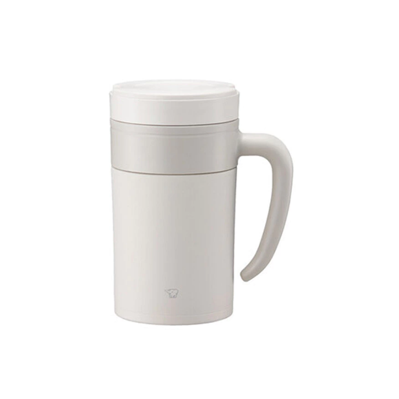 Zojirushi Mug Cup กระติกน้ําสุญญากาศ เก็บความร้อน/เย็น ขนาด 0.48 ลิตร รุ่น SE-KAE48 WZ สีขาว