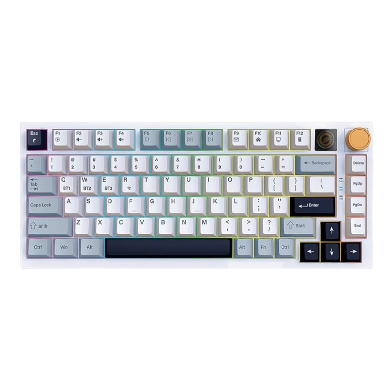WIRELESS KEYBOARD (คีย์บอร์ดไร้สาย) NEOLUTION SINGULAR CORE - DRINKEY SWITCH RGB EN/TH WHITE