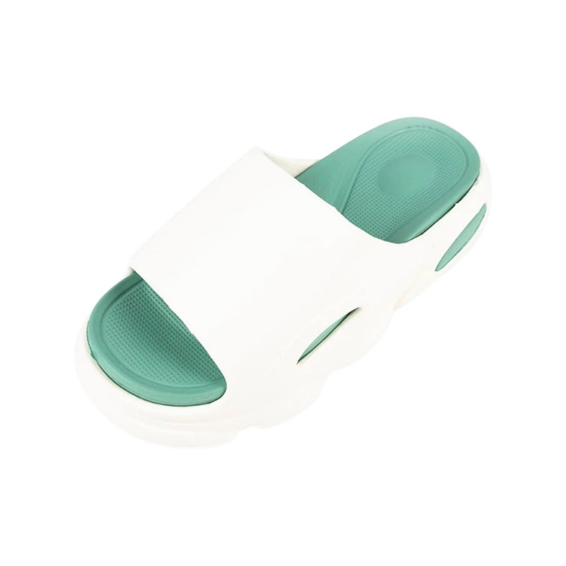 Charled Soft Cloud ชาร์เลตซอฟท์คลาว รองเท้าแตะลําลอง พื้นกันลื่น นุ่มเหมือนเหยียบเมฆ ผู้หญิง รุ่น RW9100  ขาวเขียว/WH06,39-40
