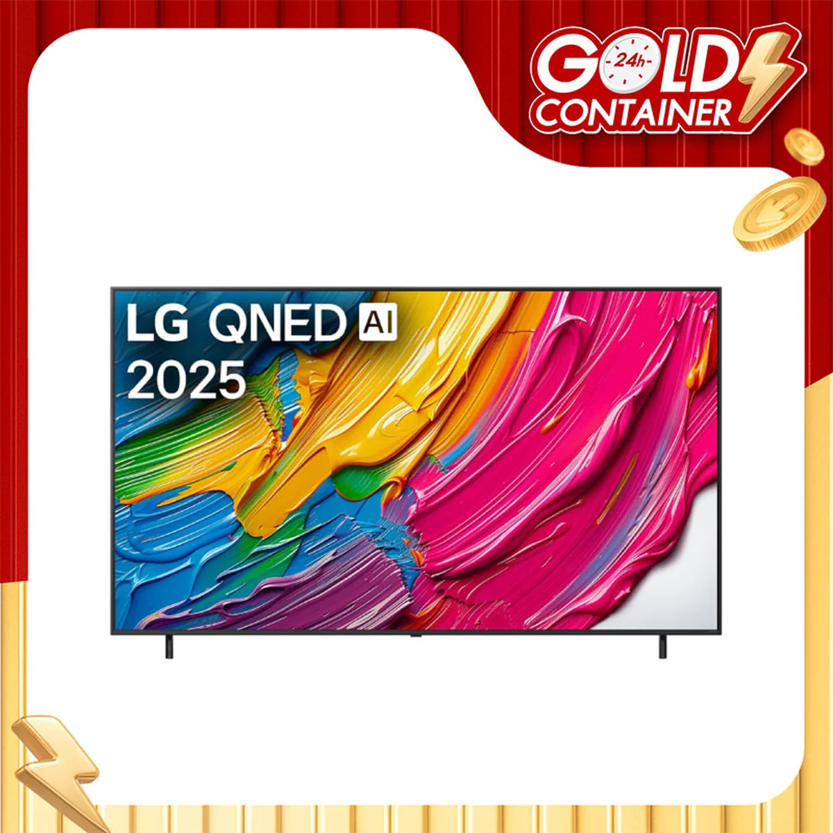 ทีวี 75 LG QNED AI QNED80 4K Smart TV 2025 รุ่น 75QNED80ASA