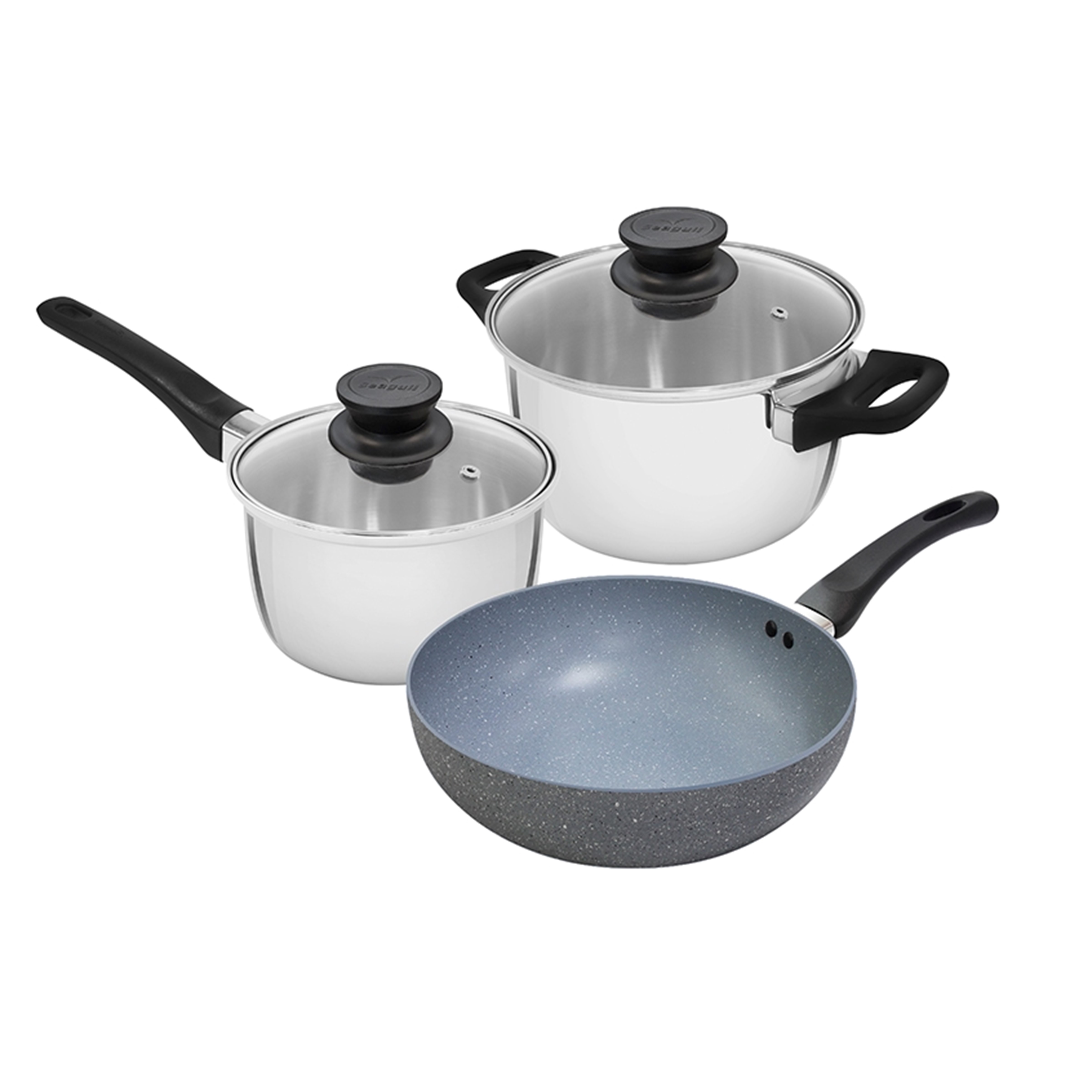 Seagull ชุดเครื่องครัว โปร เชฟ (5 ชิ้น)    Pro Chef Cookware Set (5 Pcs)