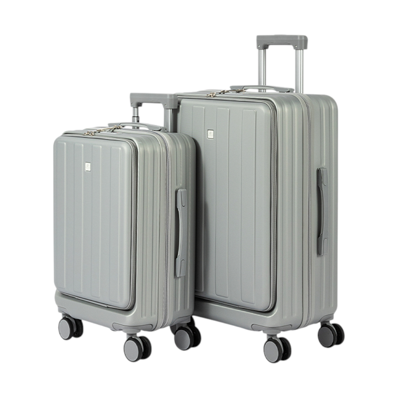 Deli กระเป๋าเดินทางล้อลาก 24นิ้ว สีเทา รุ่น EH1054 1ชิ้น SL-24นิ้ว