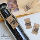 Thumbnail 4 of Depack T023(THANK250)-K(Non-Rope)(สีคราฟท์250กรัมไม่เชือก) ป้ายห้อยสินค้าทรงสี่เหลี่ยมผืนผ้า พิมพ์ลาย Thank You (1 แพ็ค/ 250 กรัม)