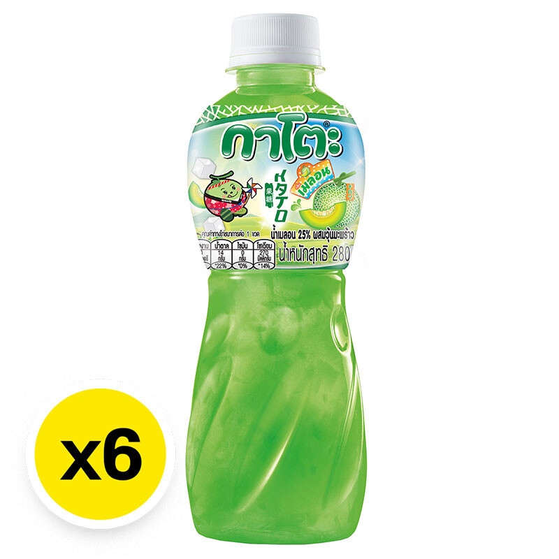 KATO 25 Melon Juice with Nata de Coco 280 ml x 6 Makro PRO