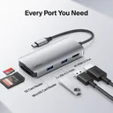 Thumbnail 3 of Belkin (NEW) ฮับมัลติพอร์ต 5-in-1 Connect Multiport Hub ความคมชัดสูงได้ถึง 4K@60Hz ถ่ายโอนข้อมูล 5Gbps รุ่น AVC007-V2