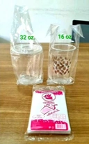 Thumbnail 2 of ARM&STORE84 ถุงหิ้วใส่แก้วน้ำ PE ใส ใส่แก้วน้ำขนาด 16 - 32 ออนซ์ ขนาด 4 × 14 นิ้ว บรรจุ 200 กรัม/แพ็ค