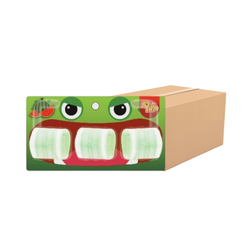GUMMY ROLL WATERMELON FLAVOR (PIPP BRAND) 21g x 12 pcs x 24 pack