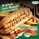 Thumbnail 2 of Develey (ดิวีเลย์) Medium Hot Mustard (มัสตาร์ดเผ็ดปานกลาง) ขนาด 350 กรัม แพ็ค 12 ขวด