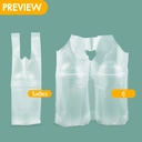 Thumbnail 3 of Matapat ถุงหิ้วแก้ว (ถุงหิ้วแก้วเดี่ยว) ถุงใส่แก้วน้ำคู่-เดี่ยว ถุงใส่แก้ว 2ช่อง Matapat ถุงหิ้วแก้ว (ถุงหิ้วแก้วเดี่ยว)คู่ 12-32 Oz ถุงใสหิ้วแก้ว ถุงหิ้วกาแฟ เกรดA 100ใบ/แพ็ค