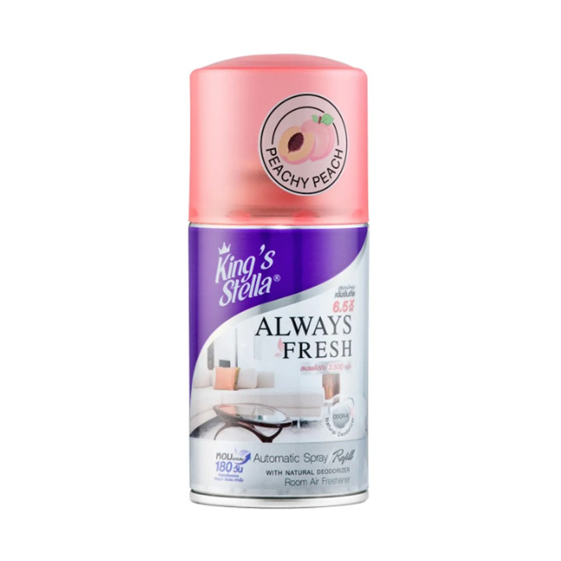 King's Stella Always Fresh Automatic 280 ml (เฉพาะรีฟิล) Peachy Peach