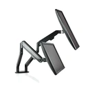 Thumbnail 4 of BEWELL Ergonomic Dual Monitor Arm (EA-07) Black
