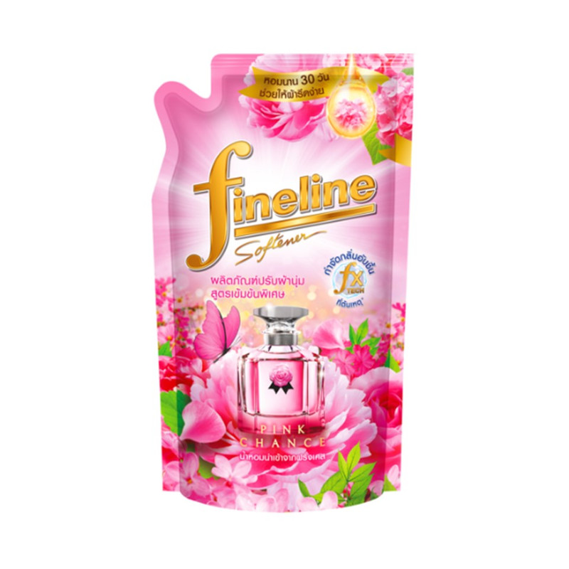 Fineline Premium Perfume Concentrated Fabric Softener PINK CHANCE 450 ML. Pink
