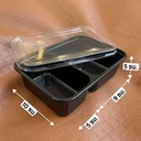 Thumbnail 2 of Matapat กล่องใส่อาหาร (ใส,1 ช่อง) 650ยอดฮิต กล่องข้าว กล่องใช้แล้วทิ้ง (PP) กล่อง Take away (300ชุด/ยกลังถูกกว่า)