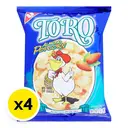 Thumbnail 2 of โตโร่ ข้าวโพดอบ ผสมอัลมอนด์รสเนย 60 ก. x 4