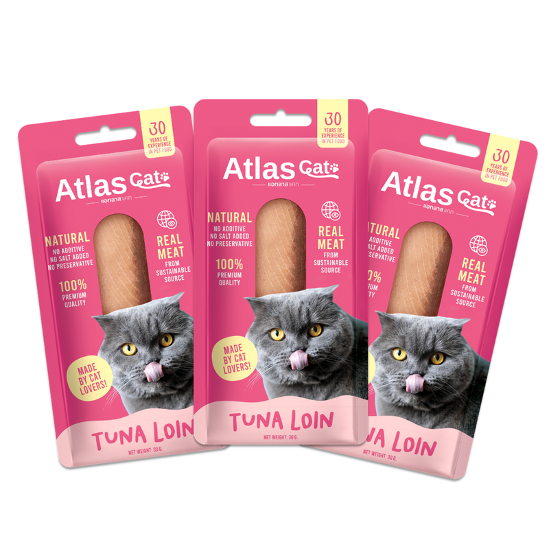 ATLAS CAT TUNA LOIN 30G. X3