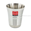 Thumbnail 1 of แก้วน้ำสแตนเลสไม่มีหูปากบาน 74009 สูง 10 ซม ความจุ 300 ml. (แพค 12 ใบ)