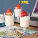 Thumbnail 4 of Mawincentershop ถ้วย333 (พร้อมฝาเรียบ) ถ้วยมูสเค้ก ถ้วยซัมเมอร์ บรรจุภัณฑ์ถ้วยขนม ขนาด 100 มล. 300 ชุด (ยกลัง)