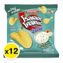 Thumbnail 2 of โรลเลอร์ โคสเตอร์ มันฝรั่งหอมและซาวครีม 12 ก. x 12