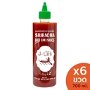 Thumbnail 2 of เจ๊เล็ก ซอสพริกศรีราชา สูตรเผ็ด ขนาด 820 กรัม แพ็ค 6 ขวด