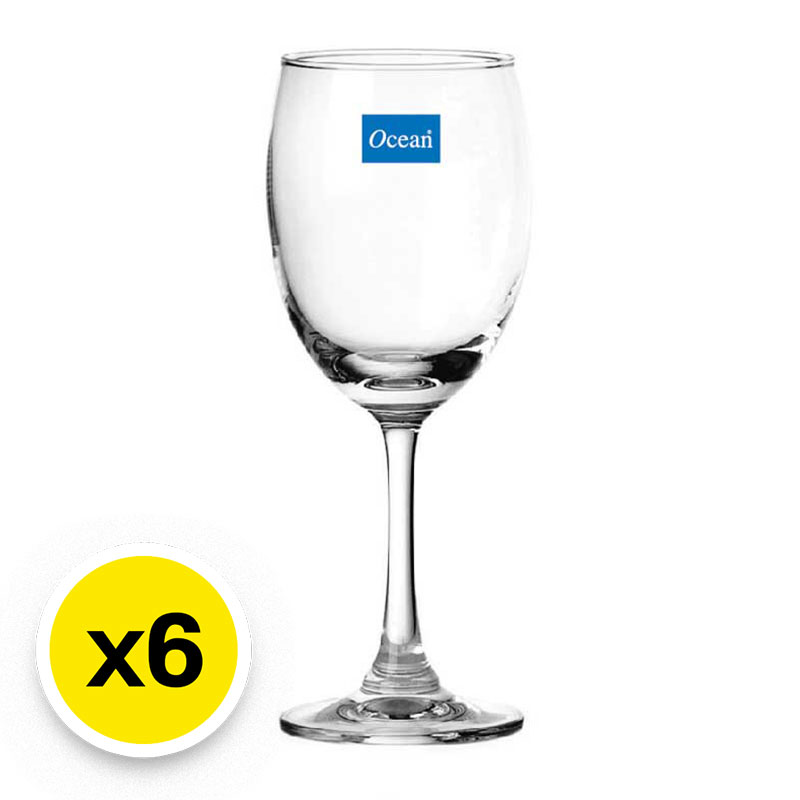 OCEAN GLASS Goblet Duchess Glass Model 503G12 x 6