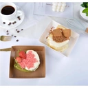 Thumbnail 2 of Ks Bakery กล่องใส่ขนมฝาปิดพลาสติก กล่องสี่เหลี่ยม ขาวสี่เหลี่ยม แพ็ค 50 ใบ