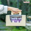 Thumbnail 2 of Boxjourney กล่องเค้กหูหิ้วลูกฟูก 2-4 ปอนด์ (5 ใบ/แพค)