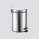 Thumbnail 1 of HomeHuk ถังขยะสแตนเลส แบบเหยียบ มีฝาปิด 12 ลิตร พร้อมถังพลาสติกด้านใน สีเงิน
