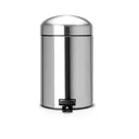 Thumbnail 1 of ถังขยะ สแตนเลส แบบเหยียบ 3ลิตร บราบันเทีย รุ่น Brabantia Retro Bin 3L, Matt Steel