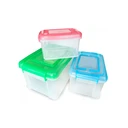 Thumbnail 2 of กล่องอเนกประสงค์หูหิ้ว ขนาด 39x27x23 cm สีฟ้าใส