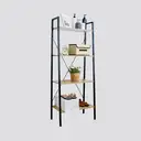 Thumbnail 1 of HomeHuk ชั้นวางของไม้ 4 ชั้น โครงเหล็ก ท็อปไม้ 60 x 32.5 x 148 ซม. สีบีช