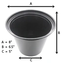 Thumbnail 4 of Jomphan กระถางต้นไม้พลาสติกขนาด 8 นิ้ว เกรดA