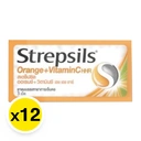 Thumbnail 2 of สเตรปซิล ยาอมบรรเทาอาการเจ็บคอ รสส้มและวิตามินซี เอชเอชอาร์ 3 ชิ้น x 12