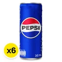 Thumbnail 2 of เป๊ปซี่ สลิมแคน น้ำอัดลม 245 มล. 6 กระป๋อง