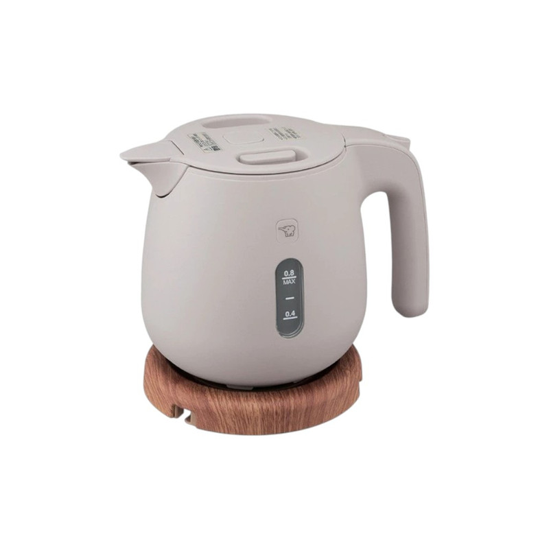Zojirushi กาต้มน้ําไฟฟ้า ขนาด 0.8 ลิตร รุ่น CK-SAQ08T สีีเทา