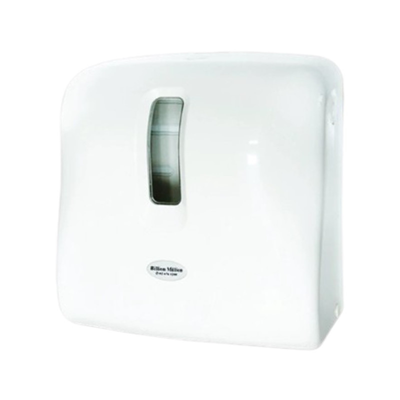 Billion Million กล่องบรรจุกระดาษเช็ดมือ กล่องจ่ายกระดาษเช็ดมือแบบแผ่น ทรงสี่เหลี่ยม สีขาว