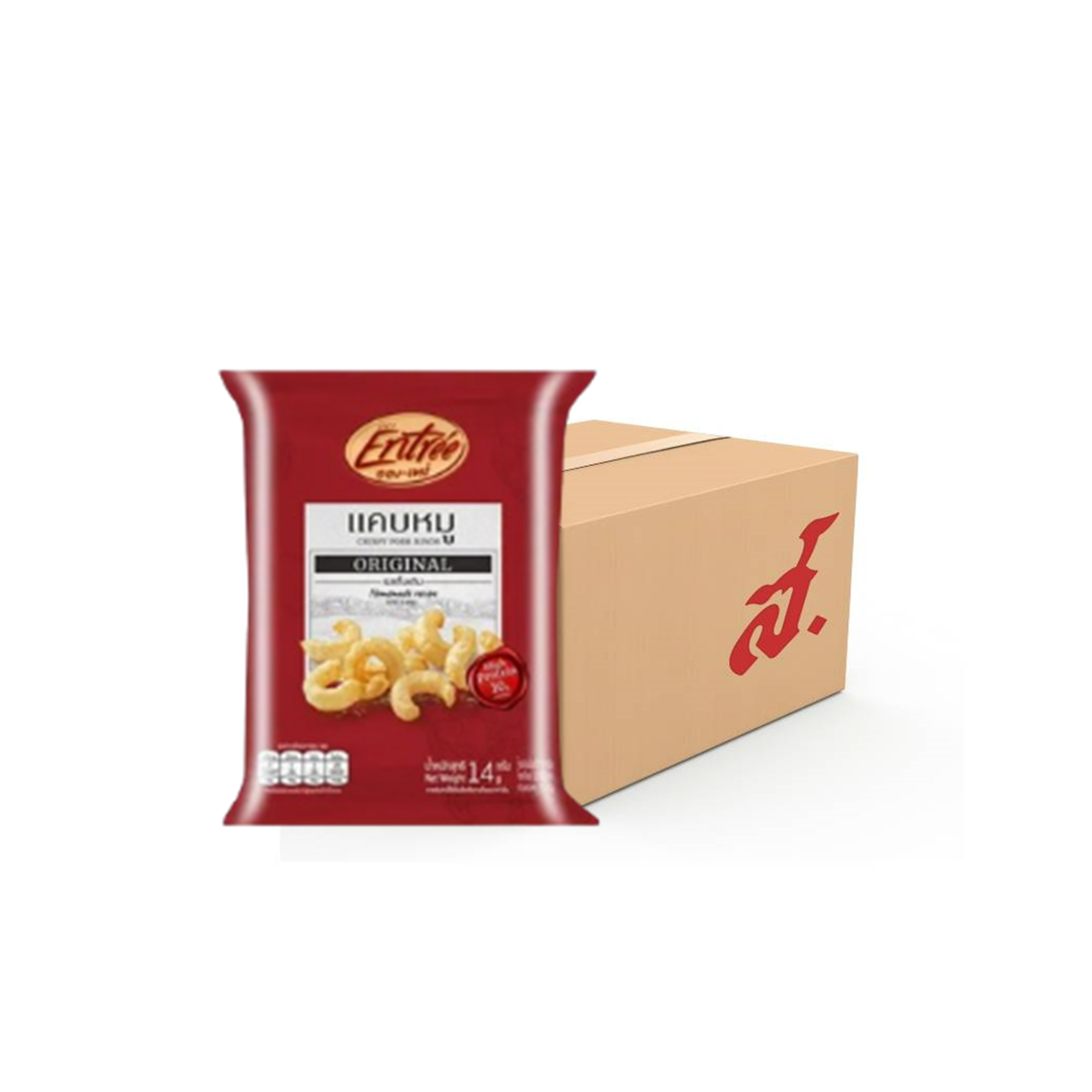 ENTRÉE Crispy Pork Rind Original Flavoured 7 g x 48