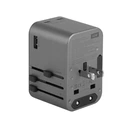 Thumbnail 3 of อีเนอร์เกีย หัวแปลงปลั๊กไฟ Universal Travel Adapter GAN65 1A2C 65W สีเทา