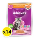 Thumbnail 2 of วิสกัส อาหารแมว สำหรับลูกแมว แซลมอน 80 ก. x 14