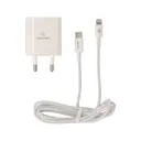 Thumbnail 1 of เทคโปร อะแดปเตอร์ Wall Charger 1 USB-A / 1 USB-C 20W พร้อมสายชาร์จ USB-C to Lightning 1 เมตร