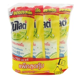 Thumbnail 3 of ซันไลต์ น้ำยาล้างจาน เลมอนเทอร์โบ 750 มล. x 4