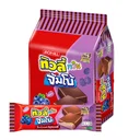 Thumbnail 1 of ทิวลี่ ทวินจัมโบ้ ช็อกโกแลตและบลูเบอร์รี่ 30 ก. x 12