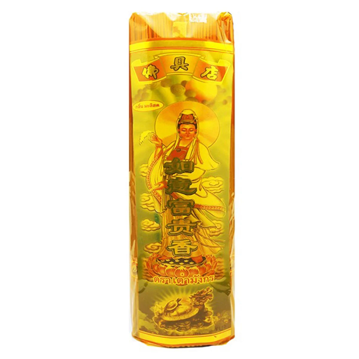 เต่ามังกร ธูปหอม กวนอิมเมฆขาว 13 นิ้ว 800 กรัม